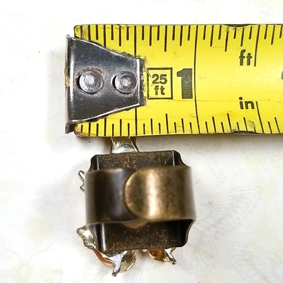 Repurposed Hand Crafted Vintage 1950s Thermoset Adjustable Ring - Picture 9 of 12